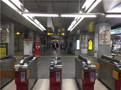 谷町四丁目駅改札